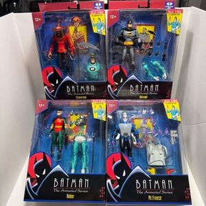 Batman The Animated Series Action Figures Lot of 4 McFarlane Toys